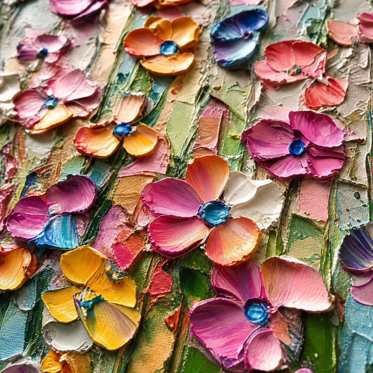 3D textured wall art
