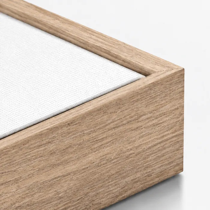 Wood Frame corner and finish detail