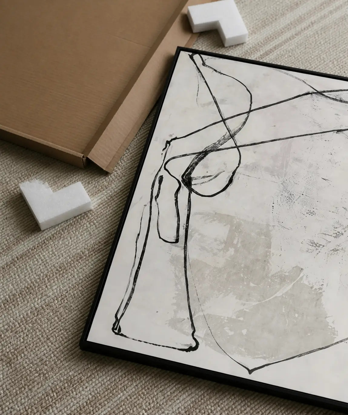 Gallery Wrapped vs. Framed: Choosing for Modern Abstract Art