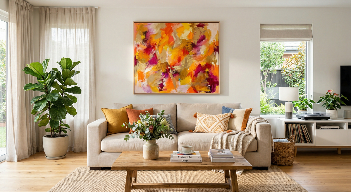 Why Are Colorful Paintings Essential for Vibrant Home Decor? | Rosemary Art Aesthetics