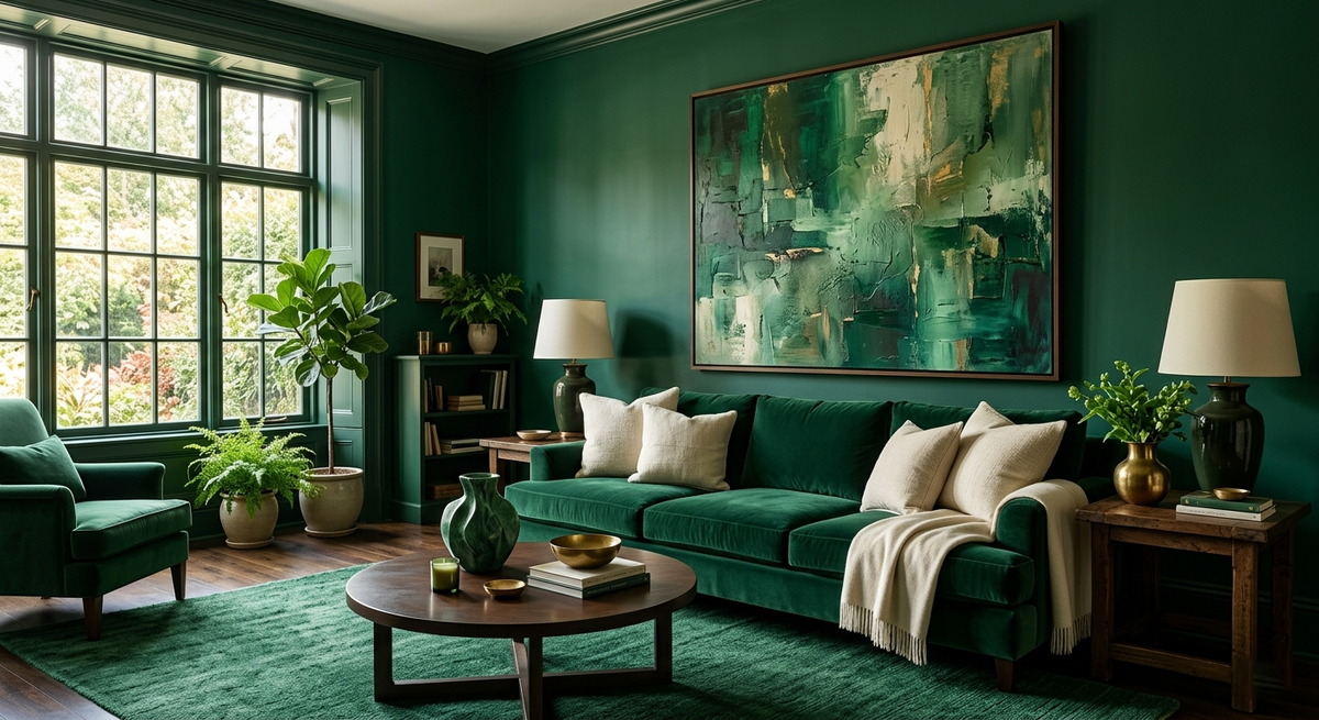 6 Strategies for a Color-Drenched Home with Vibrant Oil Paintings | Rosemary Art Aesthetics
