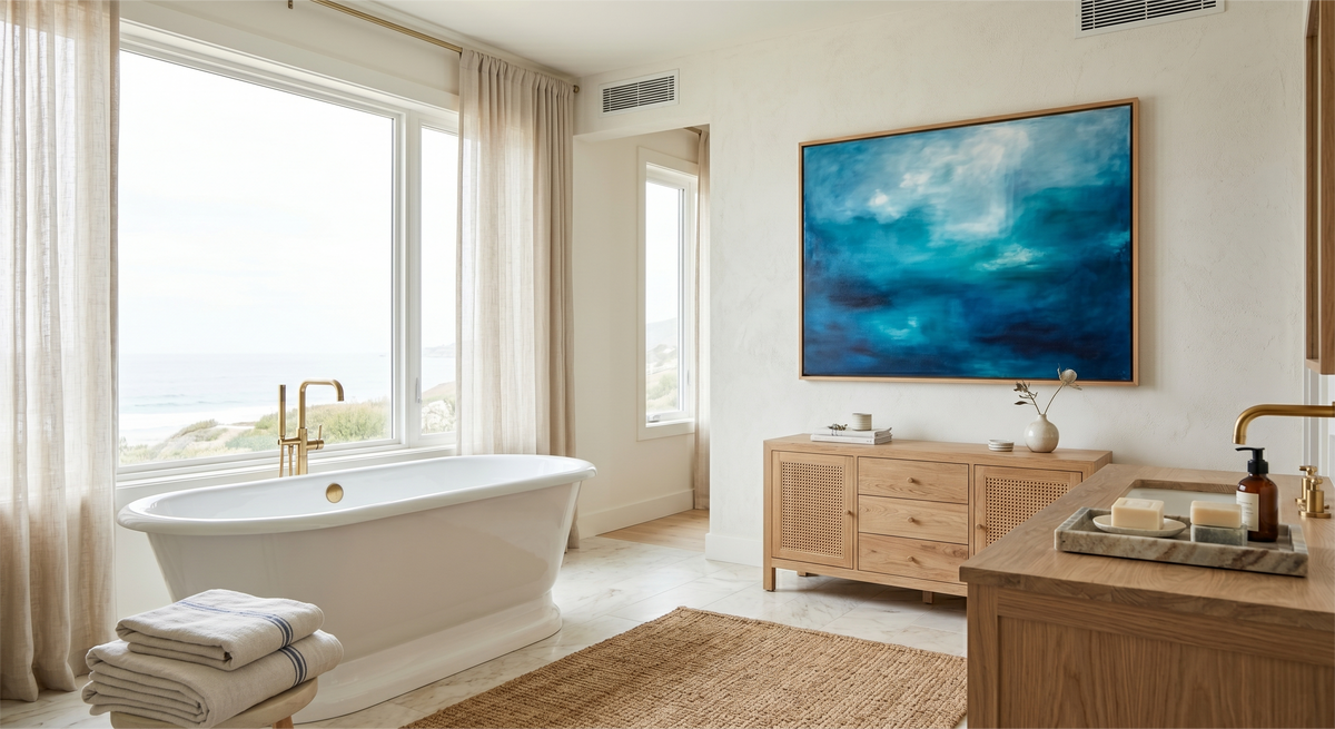 Can You Hang Oil Paintings in a Bathroom? Expert Guide | Rosemary Art Aesthetics