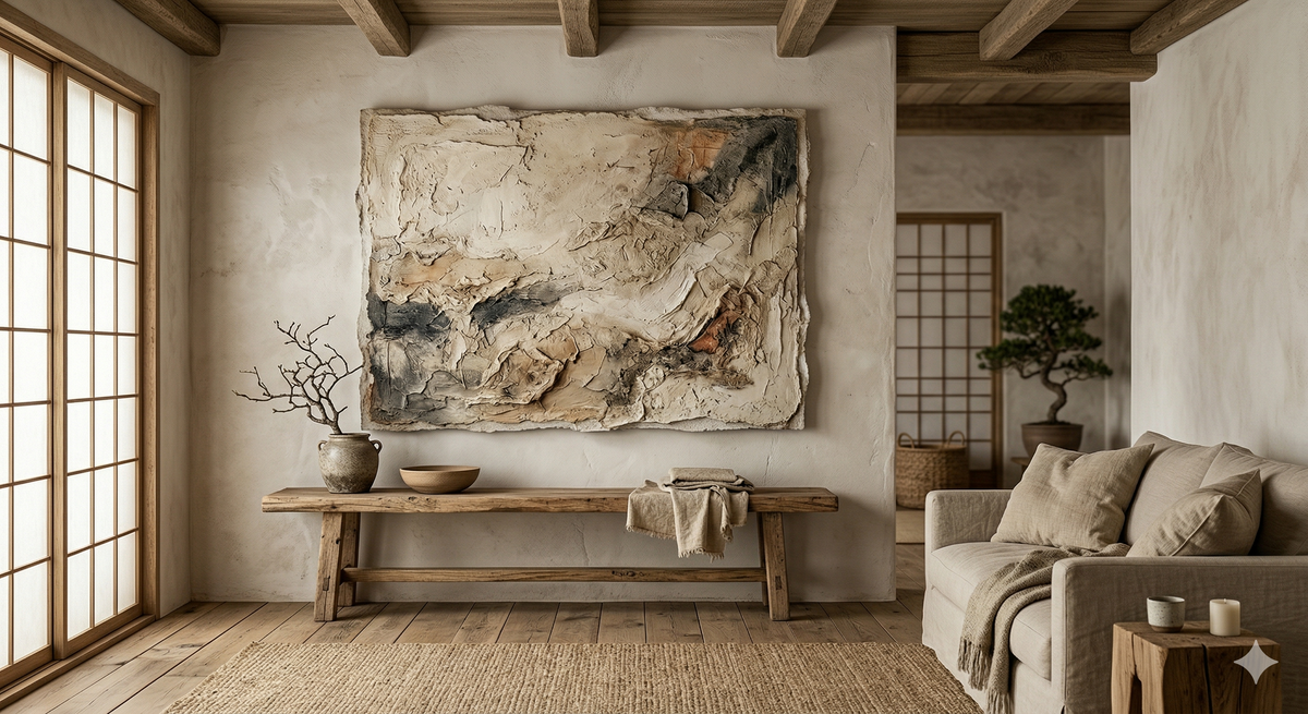 What is Wabi-Sabi Art? Core Principles & Decor Guide | Rosemary Art Aesthetics