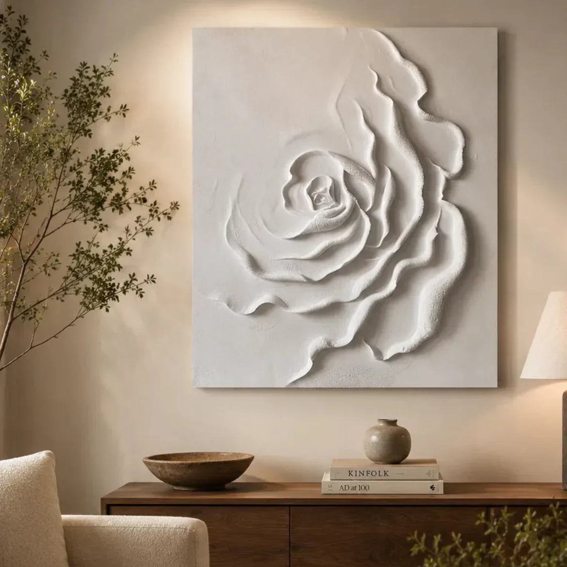 oversized textured abstracts