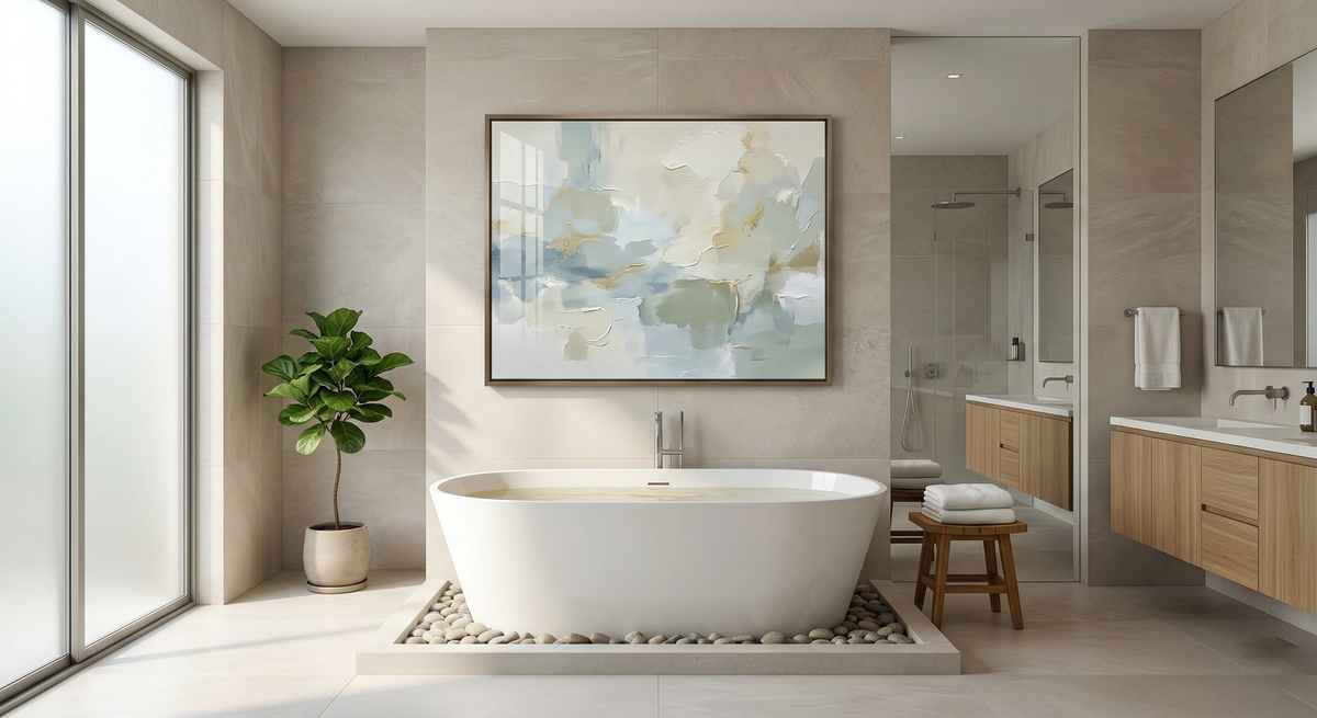Don't Let Your Bathroom Be an Aesthetic Dead Zone: The Ultimate Guide to Bathroom Wall Art | Rosemary Art Aesthetics
