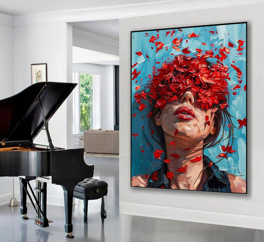 Hand-painted original oil painting made with a palette knife, showing real brushwork a print cannot replicate