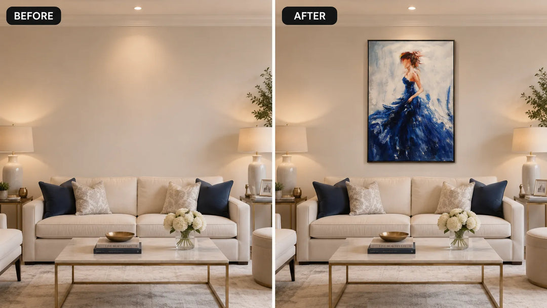 Elegant Woman Abstract Painting TA