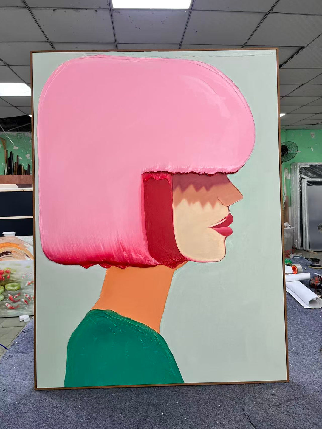 Modern Pop Art Portrait Canvas HM