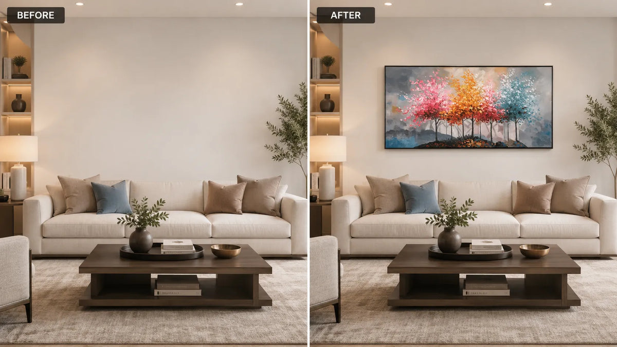 Colorful Abstract Tree Painting MT#2624