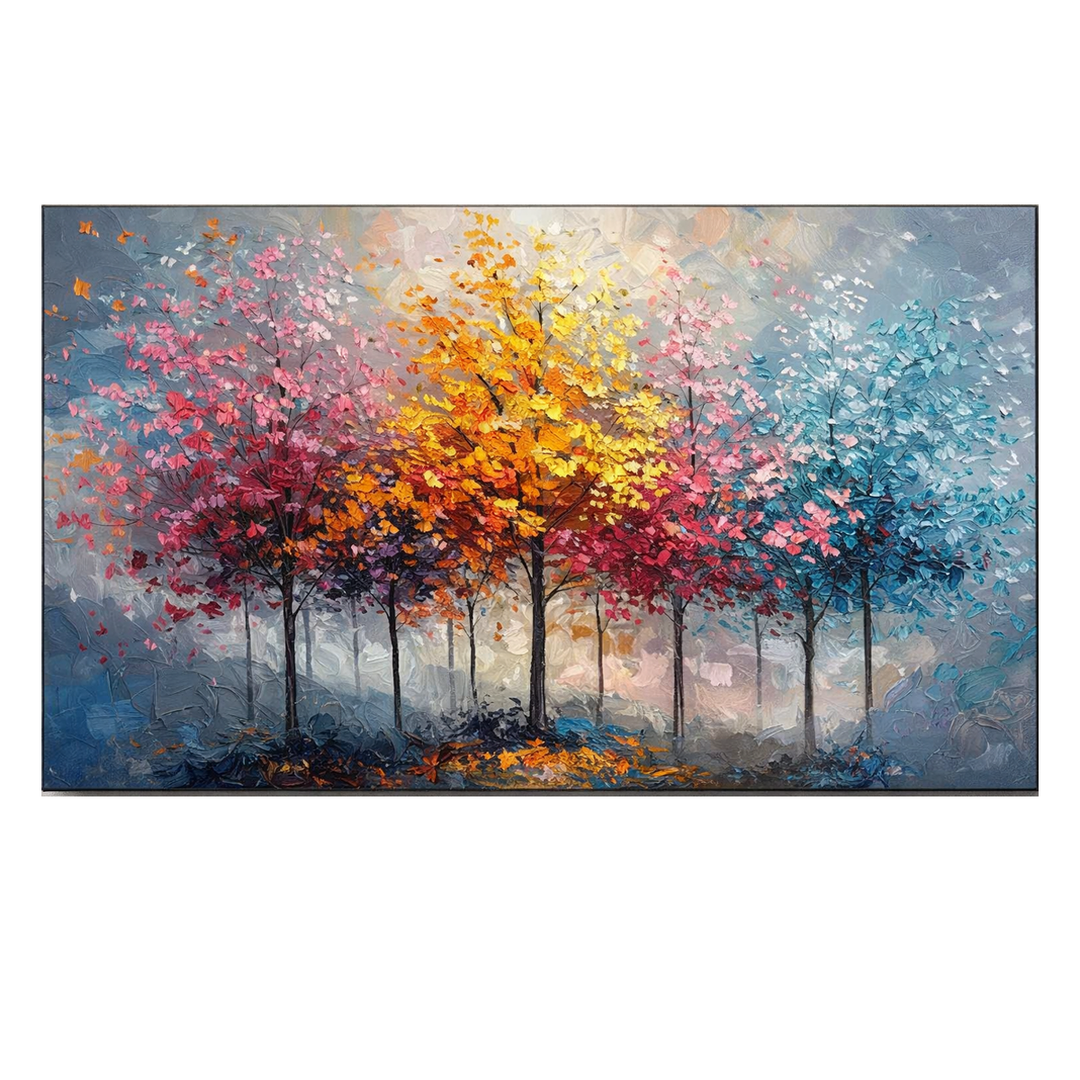 Colorful Abstract Tree Painting MT#2624