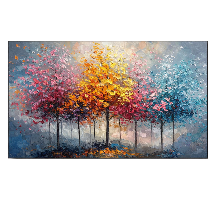 Colorful Abstract Tree Painting MT#2624