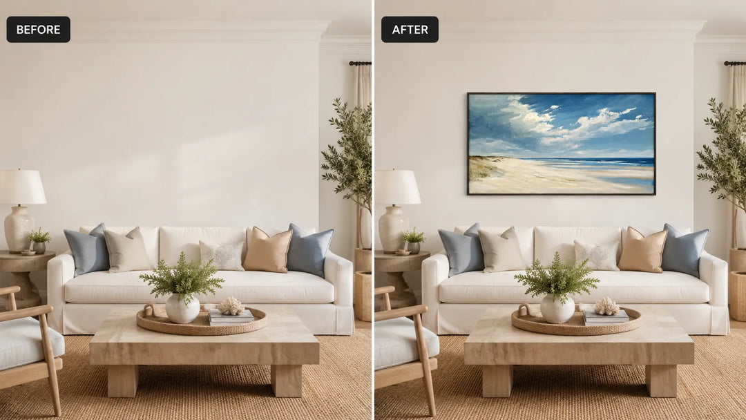 Endless Shore Seascape Painting AA
