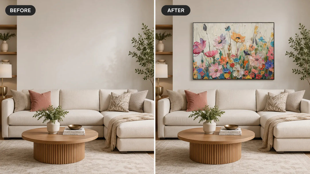 Pastel Floral Abstract Painting MT