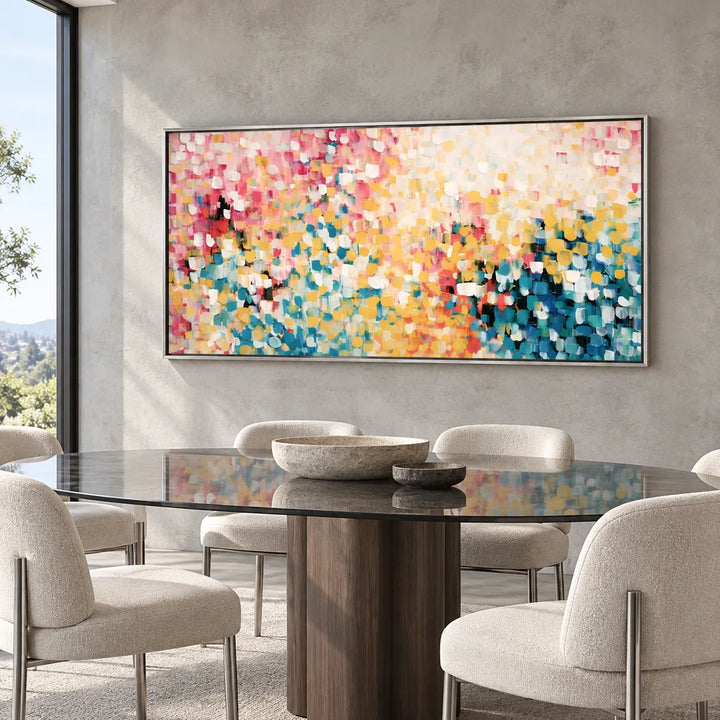 AA2301 silver frame in a distinct closer medium home interior