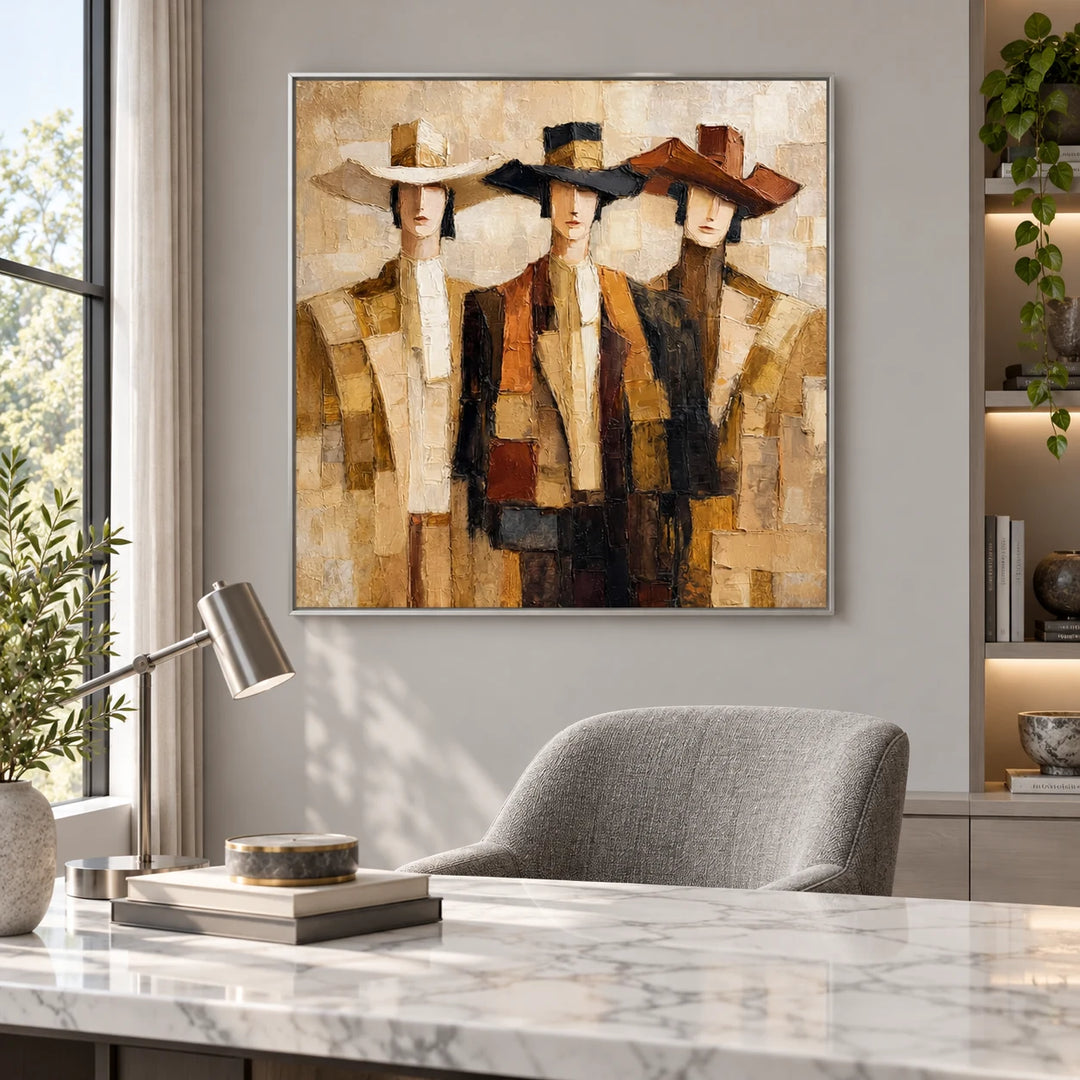 AA2302 silver frame in a styled home interior, approved medium scene