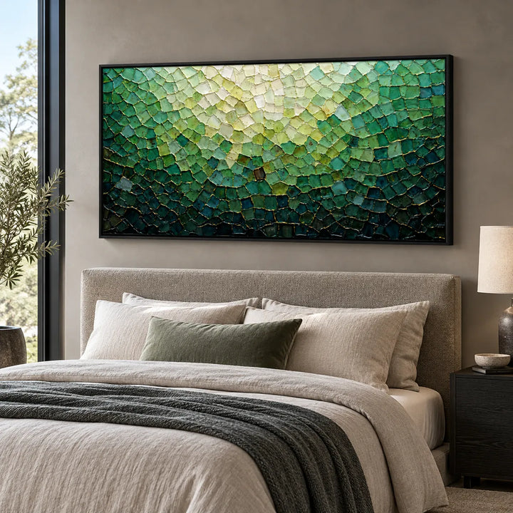 AA2303 black frame in a distinct closer medium home interior