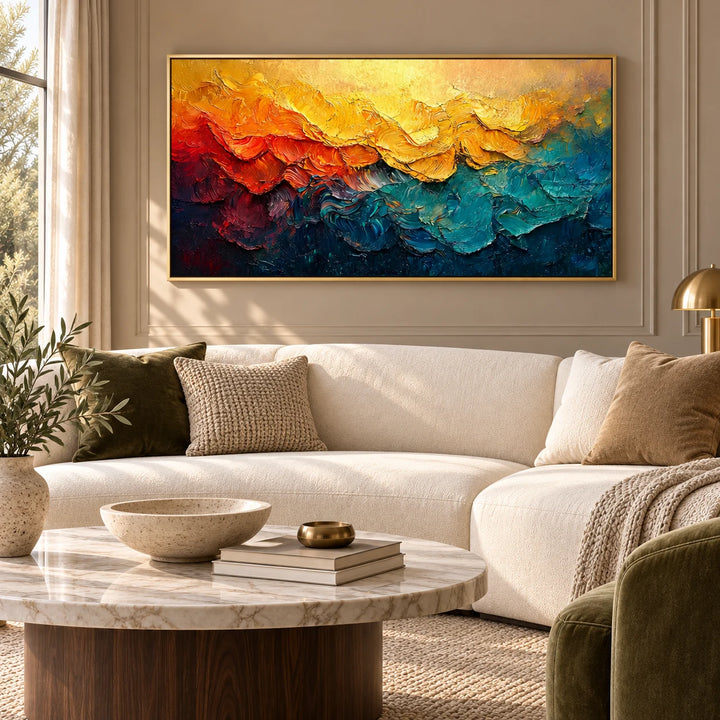 AA2304 gold frame in a styled home interior, approved medium scene