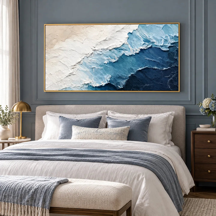 AA2306 gold frame in a distinct closer medium home interior