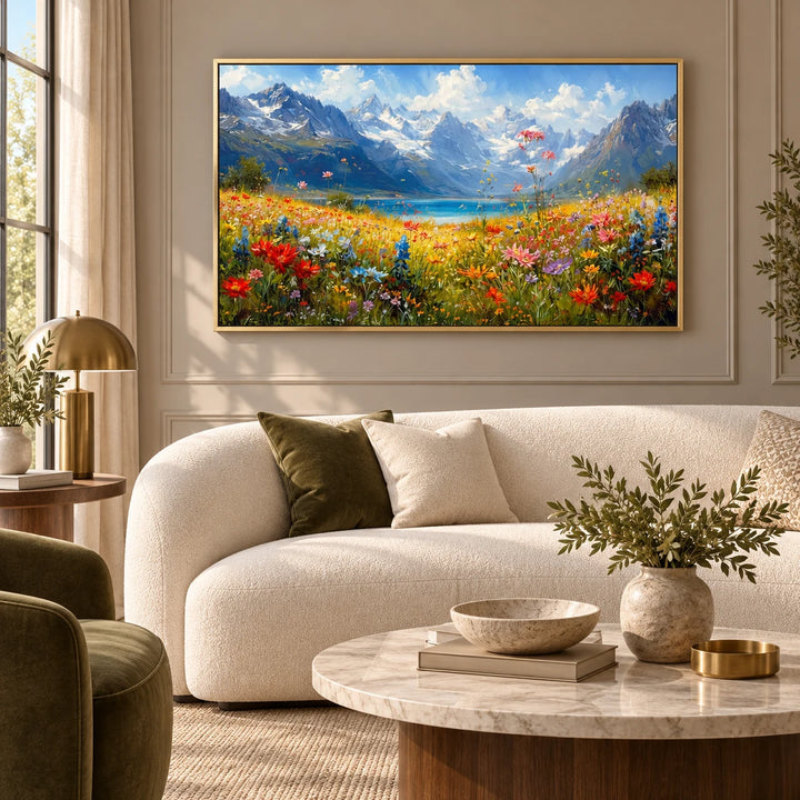AA2310 gold frame in a styled home interior, approved medium scene