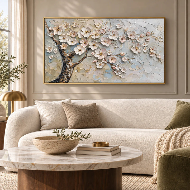 AA2312 gold frame in a styled home interior, approved medium scene