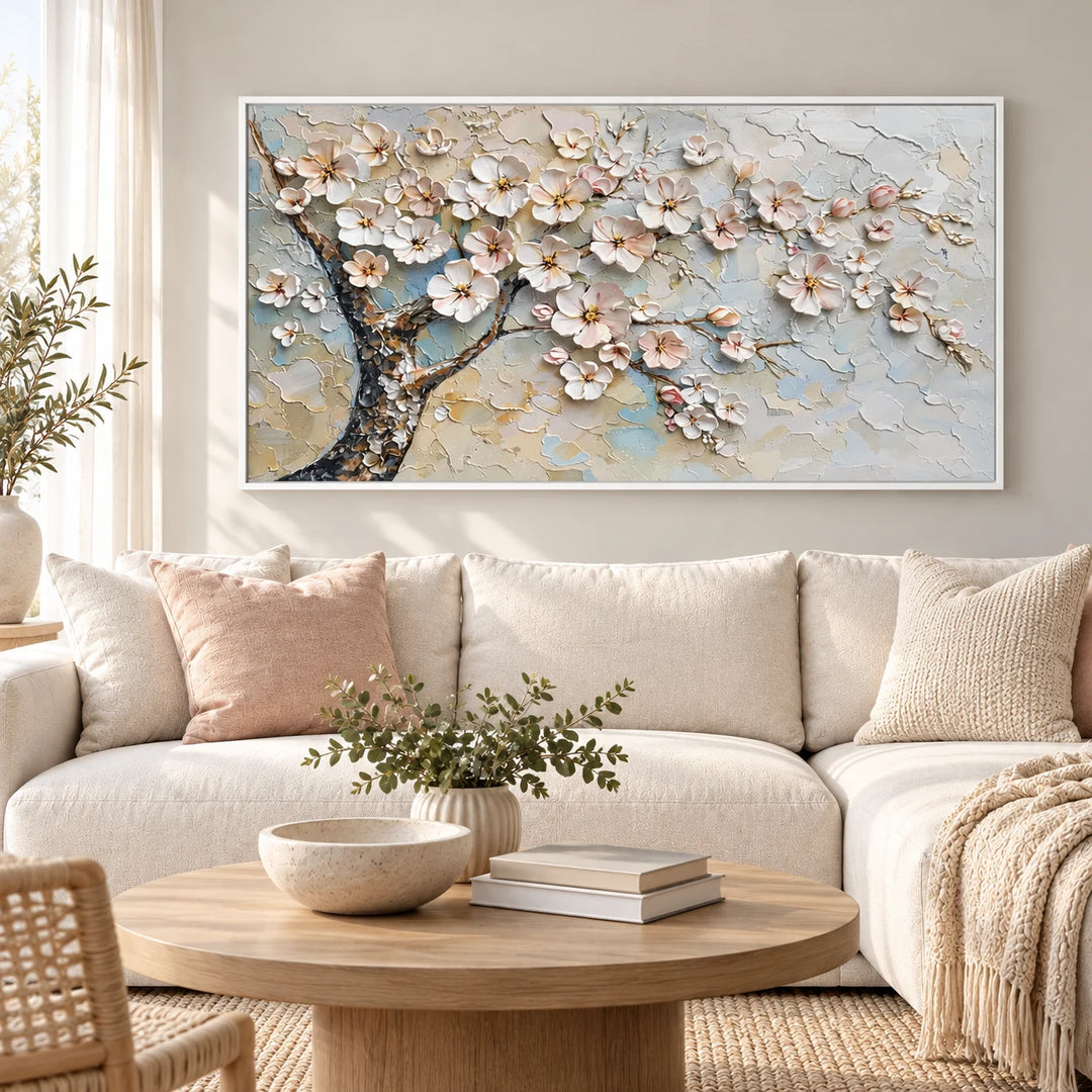 AA2312 white frame in a styled home interior, approved medium scene