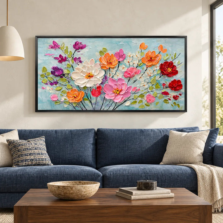 AA2315 black frame in a distinct closer medium home interior