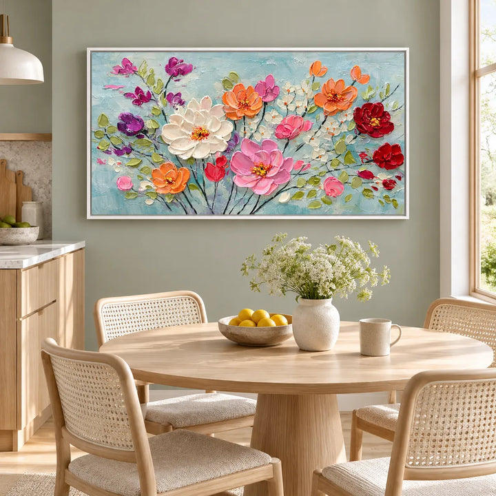 AA2315 white frame in a distinct closer medium home interior