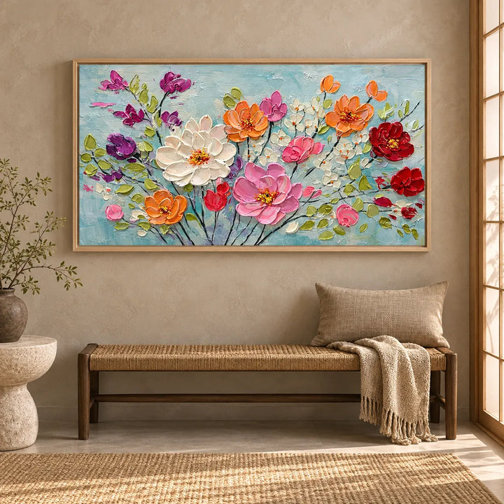 AA2315 wood frame in a distinct closer medium home interior