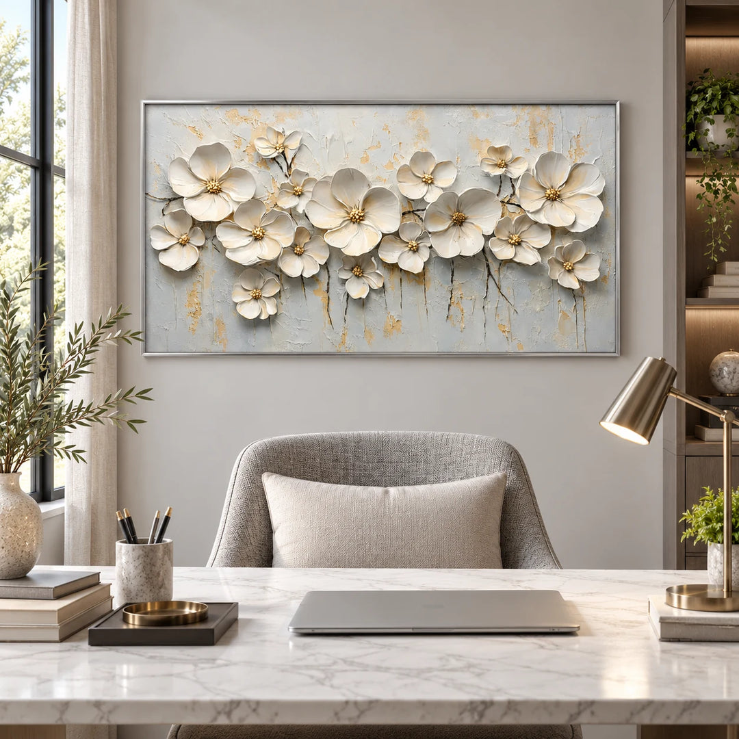 AA2316 silver frame in a styled home interior, approved medium scene