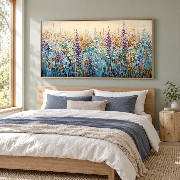 AA2317 wood frame in a distinct closer medium home interior