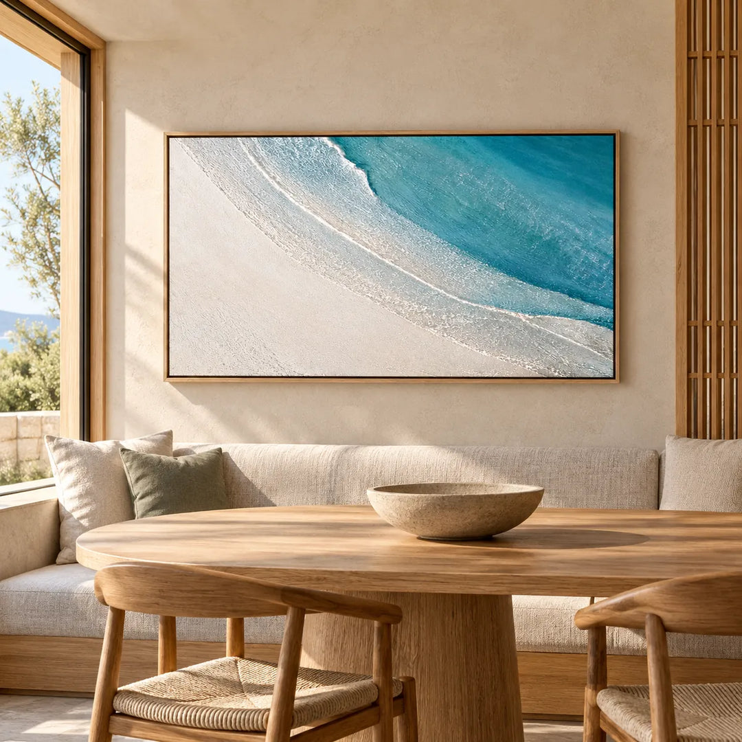 AA2320 wood frame in a distinct closer medium home interior