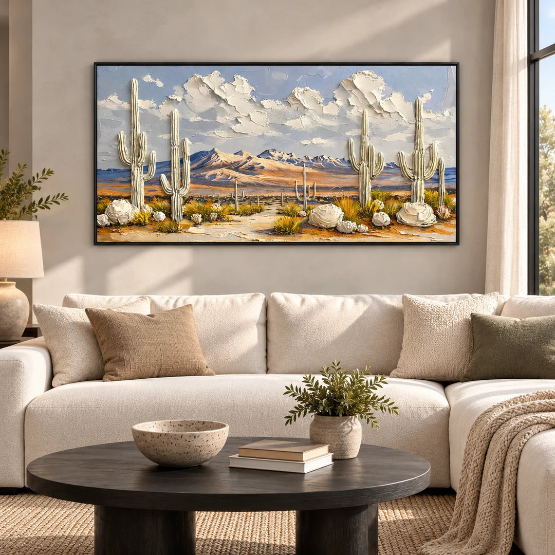 AA2323 black frame in a styled home interior, approved medium scene