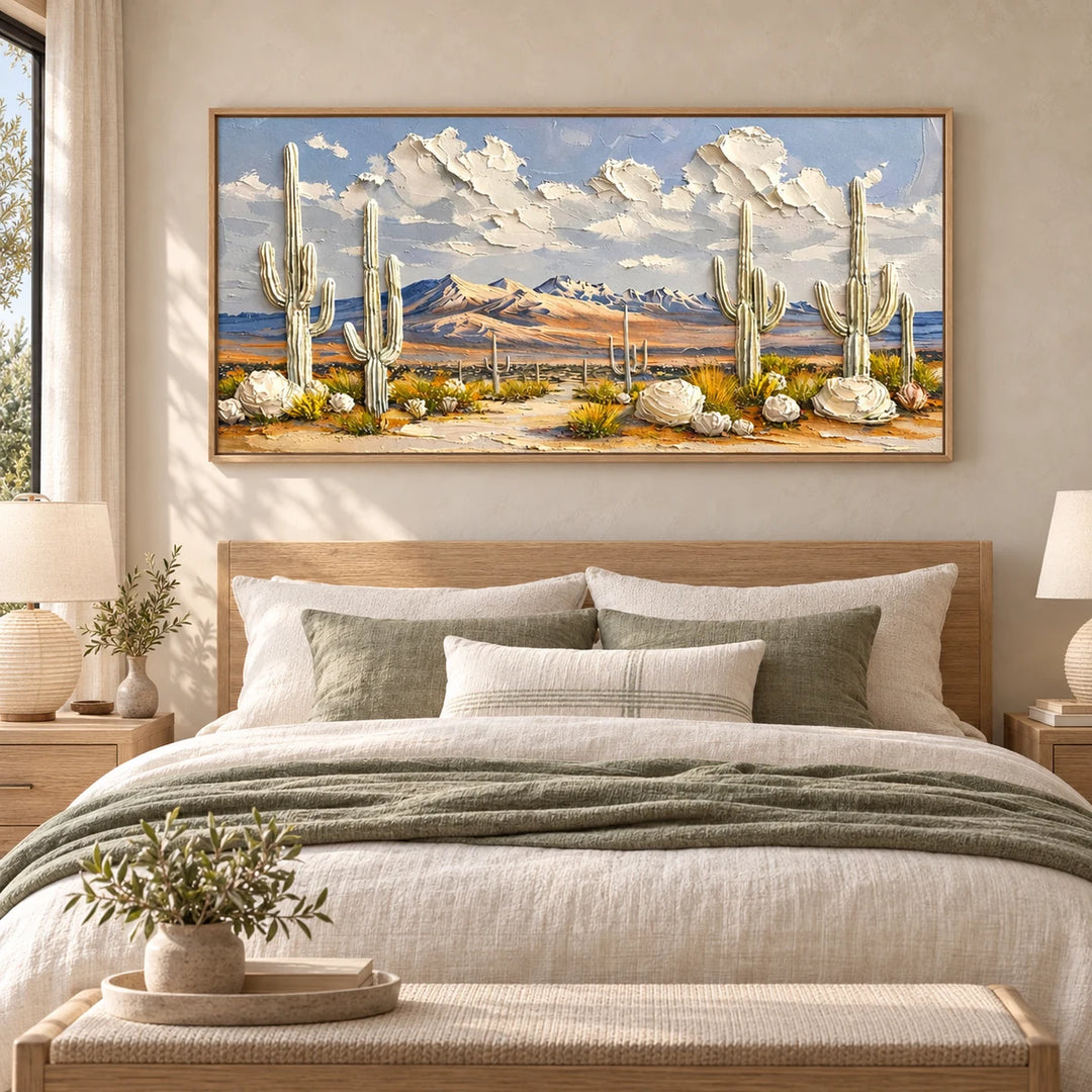 AA2323 wood frame in a styled home interior, approved medium scene