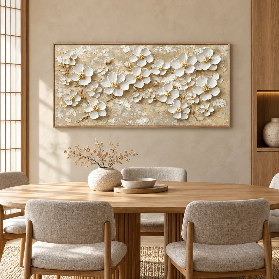 AA2326 wood frame in a distinct closer medium home interior