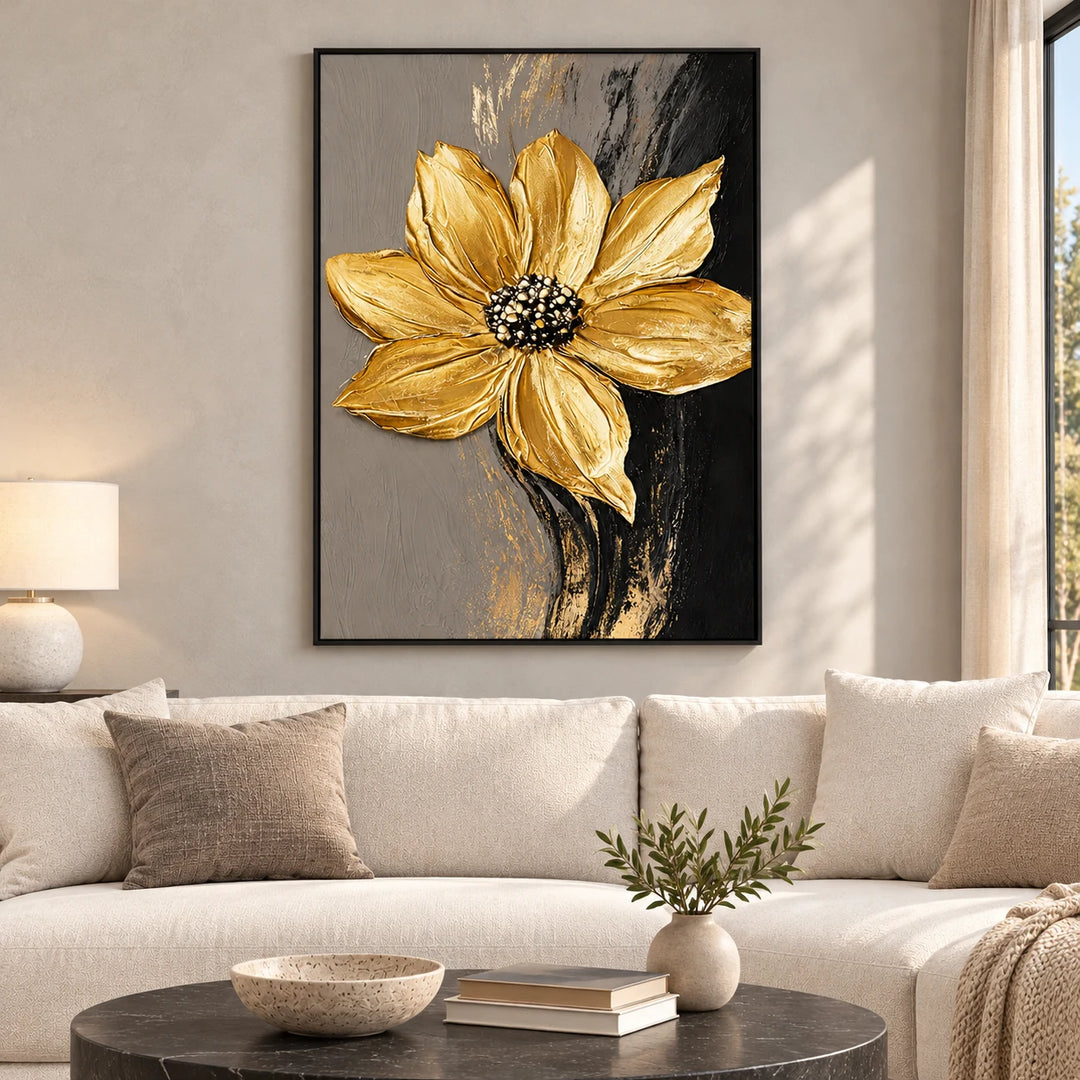 AA2331 black frame, approved medium interior scene