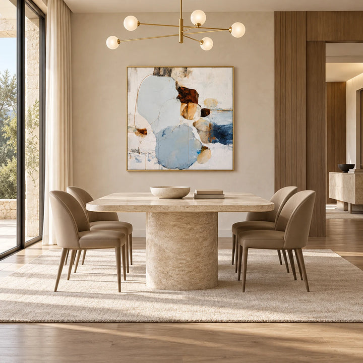 AA3002 gold frame in a complete home interior scene