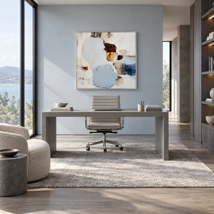 AA3002 silver frame in a complete home interior scene
