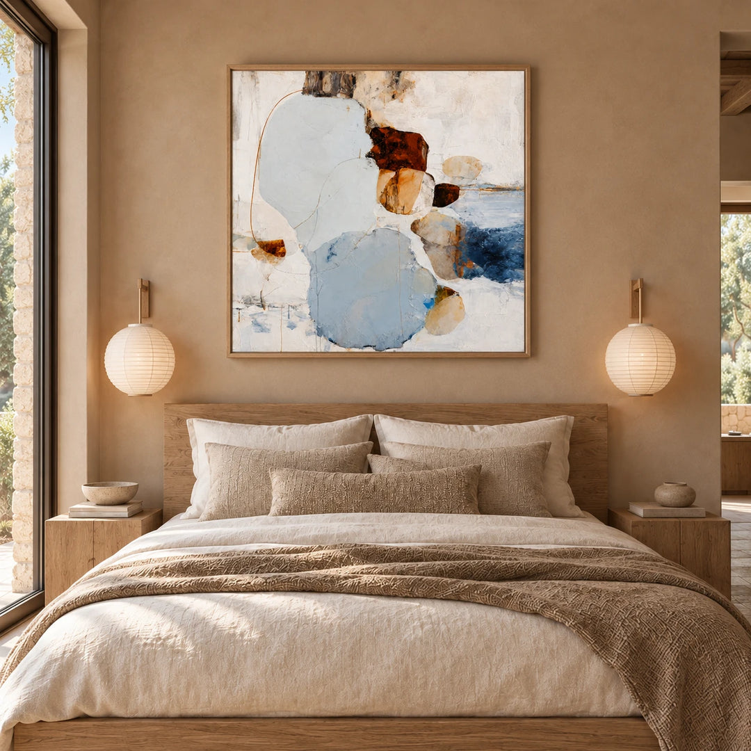 AA3002 wood frame in a closer medium home interior scene