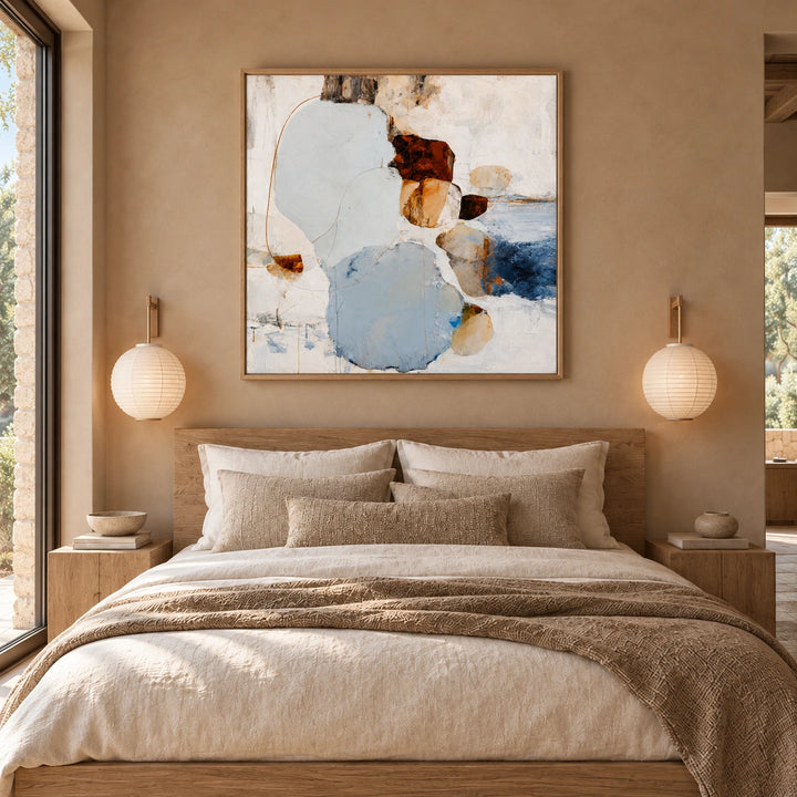 AA3002 wood frame in a closer medium home interior scene