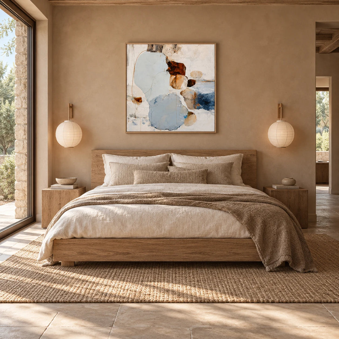 AA3002 wood frame in a complete home interior scene