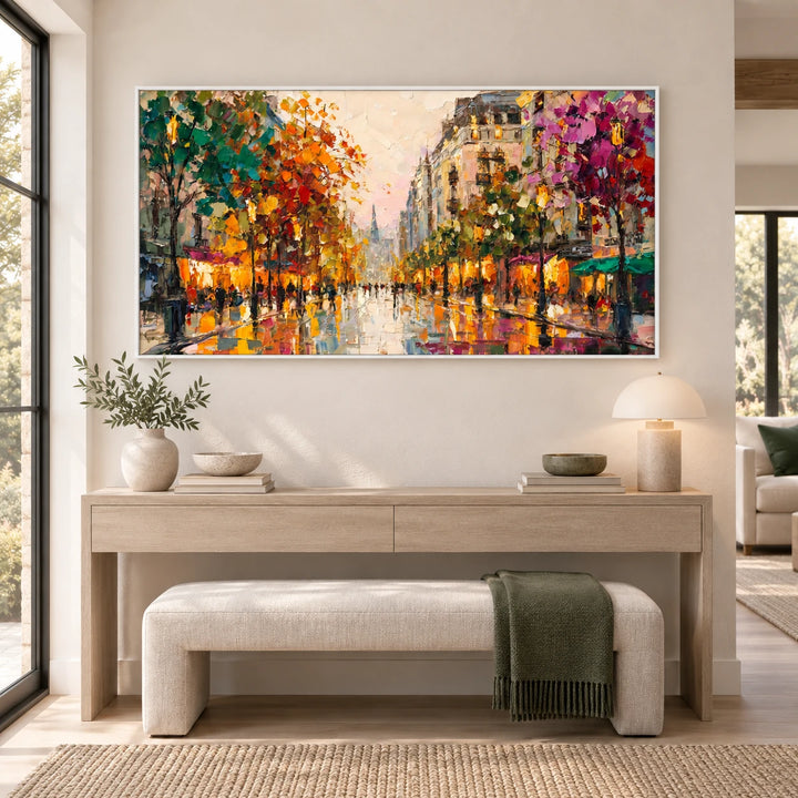 AA3006 white frame in approved medium home interior
