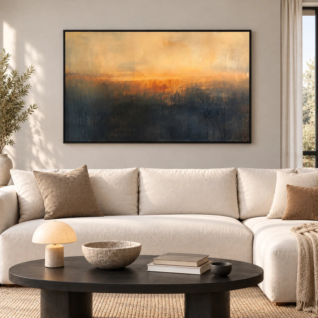 AA3010 black frame in a styled home interior, approved medium scene