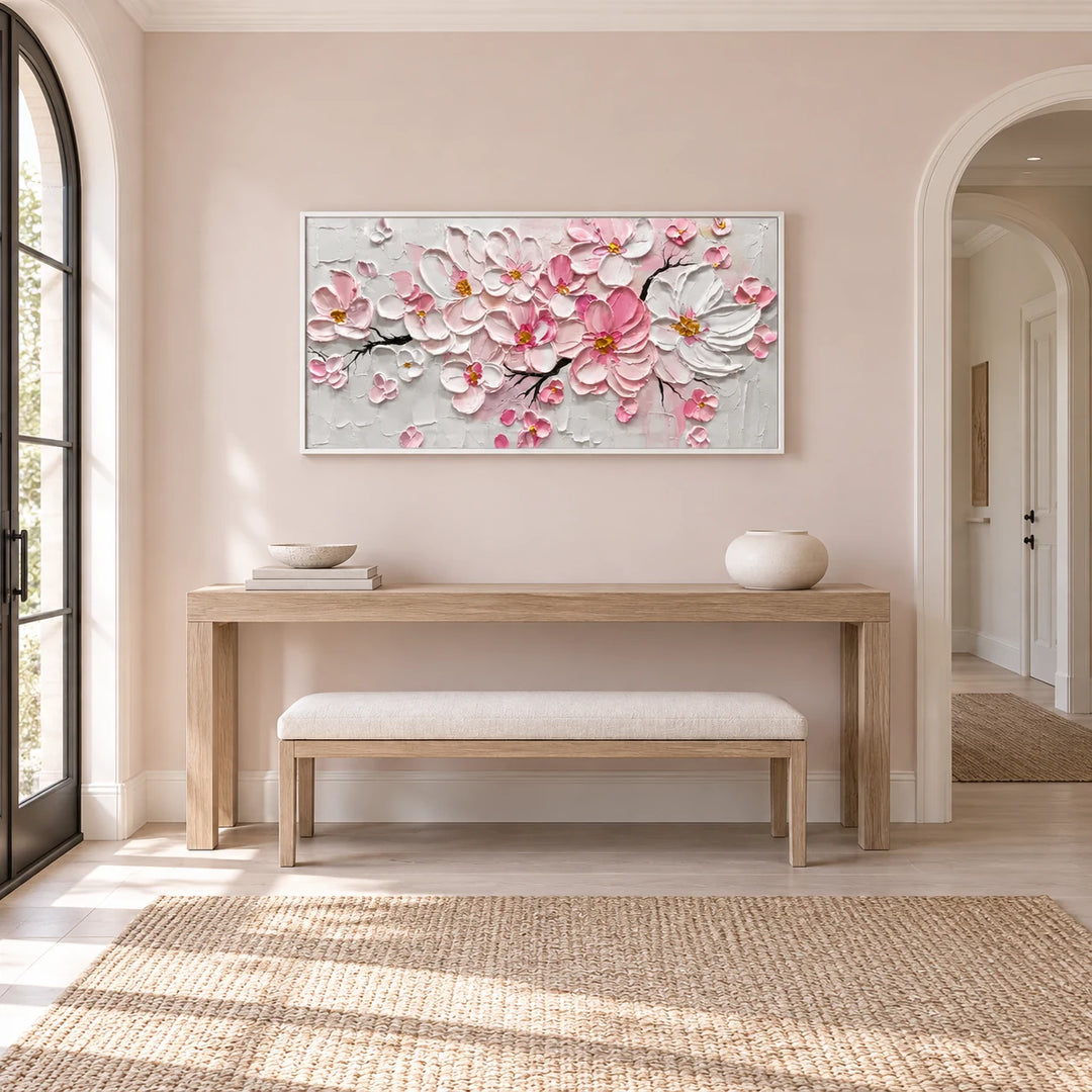 AA3020 white frame in a complete home interior scene