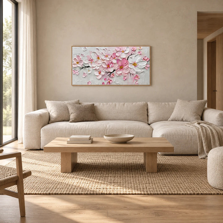 AA3020 wood frame in a complete home interior scene