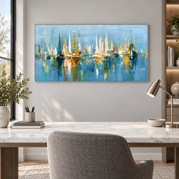 AA3022 silver frame in a styled home interior, approved medium scene