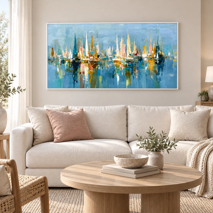 AA3022 white frame in a styled home interior, approved medium scene