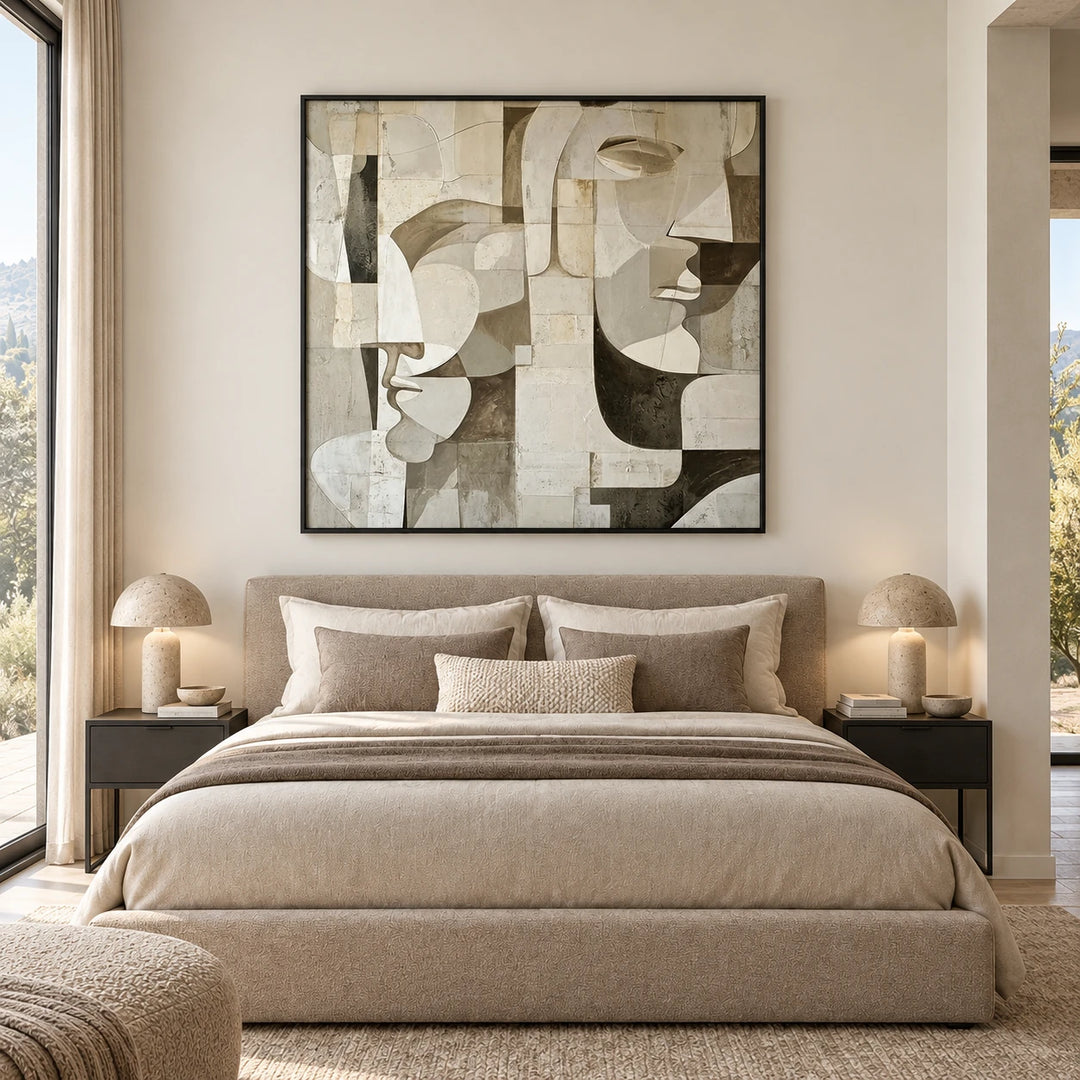 AA3043 black frame in a closer medium home interior scene