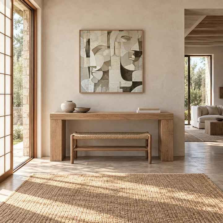 AA3043 wood frame in a complete home interior scene
