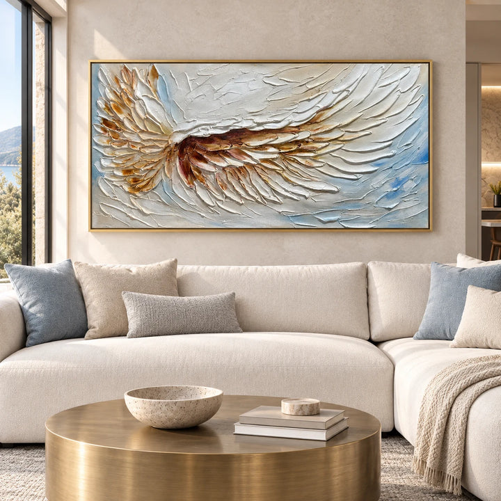 AA3047 gold frame in a styled home interior, approved medium scene
