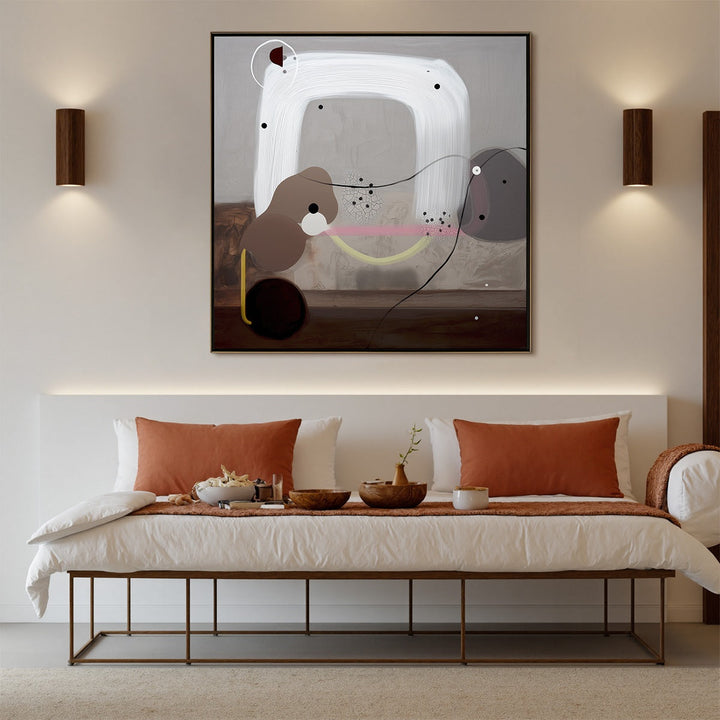 Silent Balance - Organic Minimalist Abstract Wall Art Painting